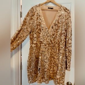 Sequinned party dress